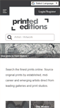 Mobile Screenshot of printed-editions.com